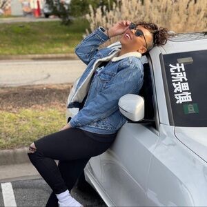 Levi's Classic Blue Jacket with White Accents